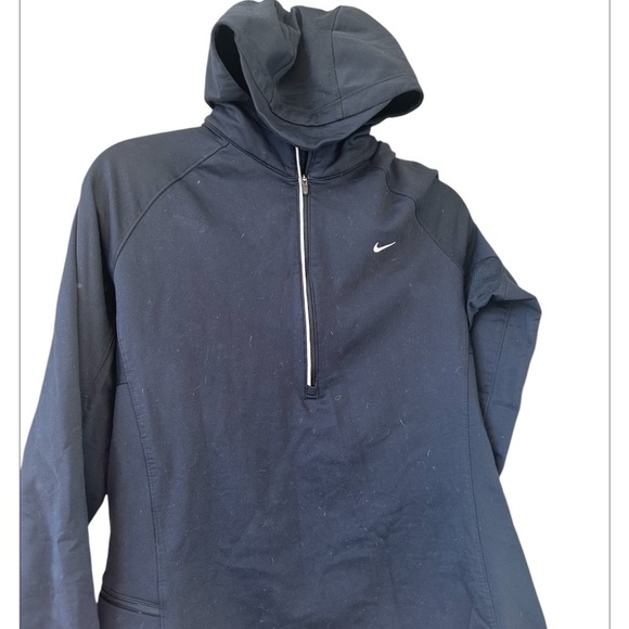 NIKE DriFit Hooded Longsleeve Half Zip - Picture 2 of 6